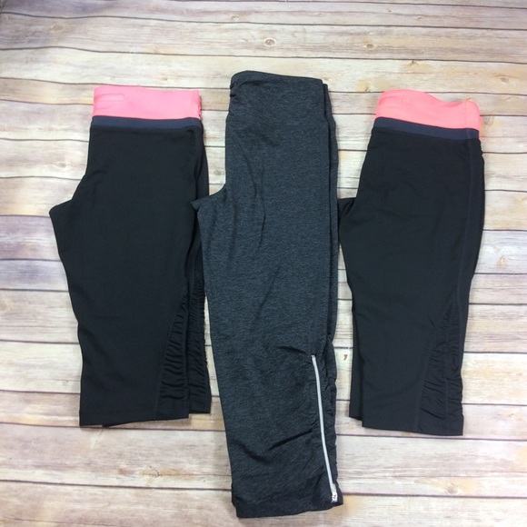 Tangerine Pants - Tangerine Small Lot Of 3 Capri Crop Pant Leggings